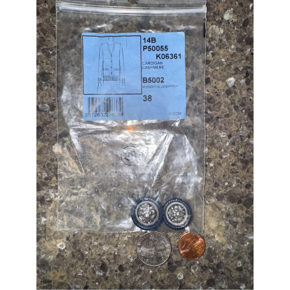 Authentic vintage Chanel buttons